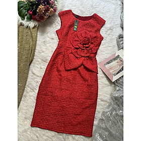 MẪN DUYÊN | MS 2597 – ĐẦM DỰ TIỆC GẤM KẾT HOA XINH SANG TRỌNG