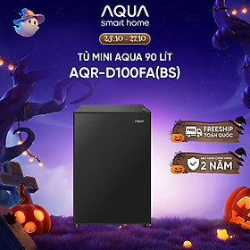 Tủ lạnh Aqua 90 lít AQR-D100FA(BS) - Freeship toàn quốc - Hàng chính hãng - Bảo hành 2 năm