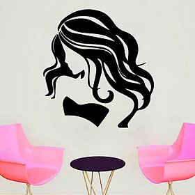 Decal Trang Trí Cửa Tiệm Nail - Spa - HairSalon - Nối Mi P1 - N13