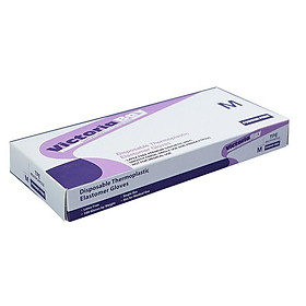 Mua Hộp 100 găng tay Victoria Bay chất liệu TPE  Bao tay cao su rửa bát làm bếp vệ sinh siêu dai không mùi không bột cao cấp