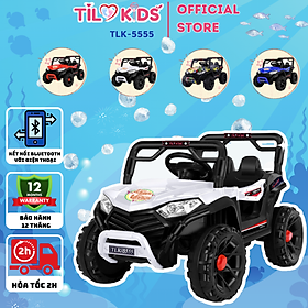 Xe oto điện cho bé TILO KIDS TLK-5555 phiên bản Tôi yêu Việt Nam có điều khiển từ xa, bluetooth, chế độ nhún