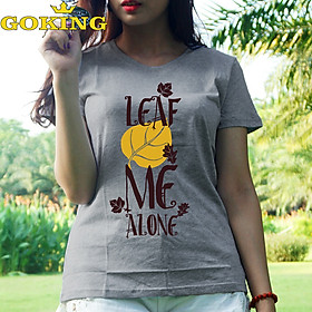 Crazy sales. Áo thun nữ GOKING in hình dễ thương, áo phông thoát nhiệt Nhật Bản 100 cotton thoáng mát, thấm hút mồ hôi, đánh bay cơn nóng mùa hè - T-24 - L