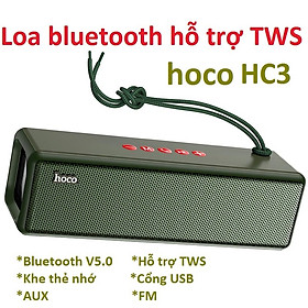 Loa bluetooth hệ thống loa kép hỗ trợ TWS cho điện thoại laptop Hoco HC3 - hàng chính hãng