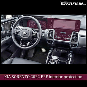 KIA Sorento 2022 PPF TPU nội thất chống xước tự hồi phục STARFILM