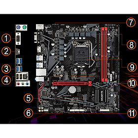 Mainboard GIGABYTE B560M GAMING HDChính hãng