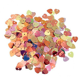 2X Metalic Sprinkles Colorful Love Heart Table Confetti Wedding Party Decor 15g