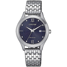 Đồng Hồ Nữ Citizen Dây Thép Không Gỉ EW2530-87L - Mặt Xanh