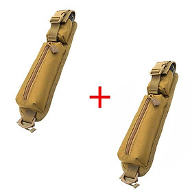 2 PCS/Đặt Túi dây đeo bằng dây đeo vai chiến thuật Túi công cụ EDC cho ba lô Đóng gói phụ kiện Cắm trại ngoài trời: 2PCS Tan
