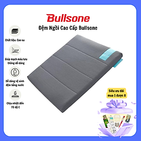 Đệm Ngồi Cao Cấp ghế Xe hơi, văn phòng Bullsone 43 x 41.5 x 2.5 cm - Hàng Chính Hãng