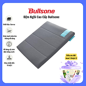 Đệm Ngồi Cao Cấp ghế Xe hơi, văn phòng Bullsone (43 x 41.5 x 2.5 cm) - Hàng Chính Hãng