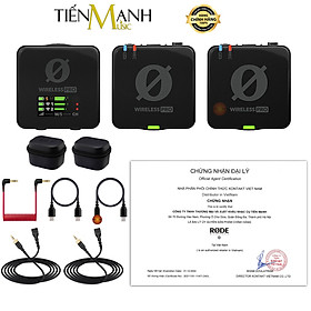 Mua Micro Rode Wireless Pro 2 Phát 1 Thu - Mic Không Dây Thu Âm Livestream  Phỏng vấn Ngoài Trời Microphonen Hàng Chính Hãng