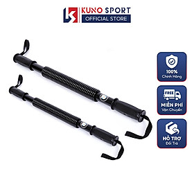 Gậy Tập Cơ Tay Lò Xo Kháng Lực KUNO SPORT, Thanh Lò Xo Power Lực Từ 20KG Đến 60KG