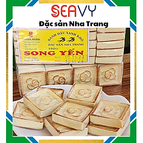 Đặc Sản Nha Trang - Bánh Đậu Xanh Khô Nướng Thơm Ngon Béo Bùi Seavy Gói 20 Cái 