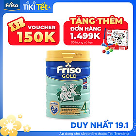 Sữa Bột Friso Gold 4 Cho Trẻ Từ 2-4 Tuổi 900g