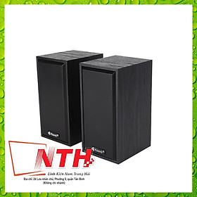 Mua Bộ loa KISONLI T-002A 2.0 ( 2 cái/ bộ ) đen/ nâu gỗ