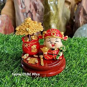 Mua Combo Tài Lộc 169K (gồm Thần Tài + cây tiền + đế 8cm + vật phẩm kèm theo)