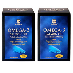 Hình ảnh COMBO 2 hộp Viên dầu cá HỒI Dr.Natural Omega 3 Salmon Oil
