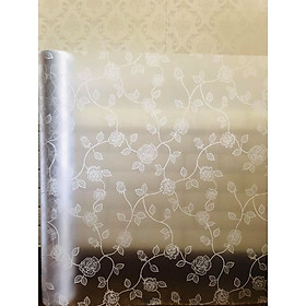 Mua 5m decal dán kính hoa hồng có sẵn keo PK36(0.45x5m)