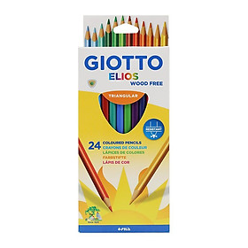 Hộp chì 24 màu Giotto Elios (Ý)