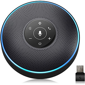 Loa Hội Nghị Emeet M2 - Tích Hợp Bluetooth, 4 Micro Công Nghệ VoiceIA, Họp Trực Tuyến 8 Người - Hàng Chính Hãng