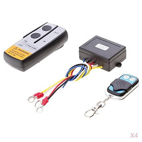 4x 12V SUV Winch Remote Receiver Winch Tools Switch Handset KLS-205/2 New