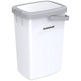 Thùng rác chữ nhật nắp bấm Sunhouse KS-TR12LP