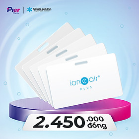 Mua Mua 05 Tặng 01 Thẻ lọc không khí - khử mùi ion e air Card Plus - Hàng chính hãng