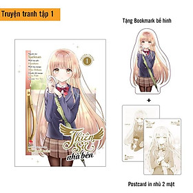 [Manga] Thiên Sứ Nhà Bên - Tập 1 - Tặng Kèm Bookmark Bế Hình + Postcard In Nhũ 2 Mặt