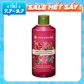 Sữa Tắm Yves Rocher Cotton Flower Pomegranate Relaxing Bath & Shower Gel 400ml