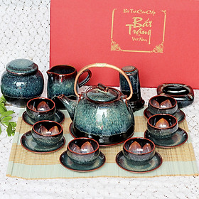 Mua Bộ Bình Trà Nơm Tràm 700ml + Phụ Kiện Quà Tặng Tân Gia- Khai Trương Ý nghĩa Bình Trà Đẹp  Quà Tặng cho Doanh Nghiệp  Quà Tặng Khách hàng   Quà Tặng đồng nghiệp  Dành cho người thích thưởng trà  dành cho người thích gốm sứ