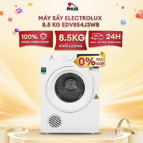 Mua  Miễn phí lắp đặt  Máy sấy thông hơi Electrolux 8.5kg UltimateCare 300 - EDV854J3WB - Lồng giặt chuyển động luân phiên  giảm nhăn  giảm phai màu   Hàng chính hãng 