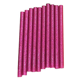 10 Pieces Colored Hot Melt Glue Sticks Glitter Hot Glue Sticks for DIY Craft
