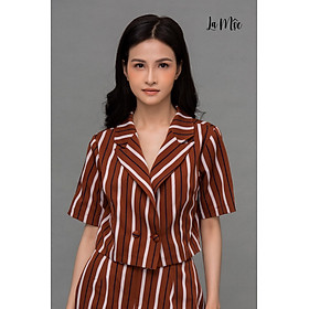 Áo Khoác Blazer Nữ Thời Trang Croptop Kaki Maxivic, La Mộc - LM62178A