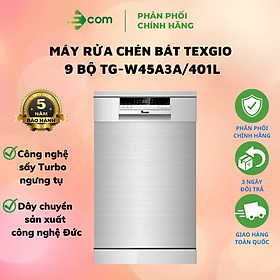 Mua MÁY RỬA BÁT TEXGIO 9 BỘ - TG-W45A3A - HÀNG CHÍNH HÃNG