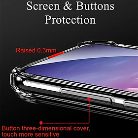 Ốp lưngdành cho Samsung Galaxy A02, A02s, A03, A03s, A03 Core, A04, A04E, dẻo trong chống sốc 4 góc cao cấp - Hàng chính hãng