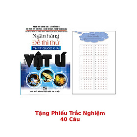 Ngân Hàng Đề Thi Thử THPT Quốc Gia Môn Vật Lí + Tặng Phiếu Trắc Nghiệm 40 Câu - HA