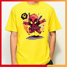 Áo thun Marvel in hình Deadpool Chibi - Form rộng BIGSIZE AZ F1944