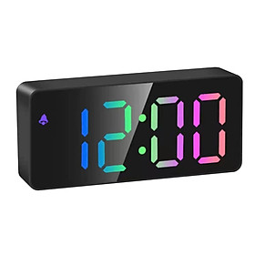 Electronic Digital  Clock Mirror LED Clock for Beside Bedroom School