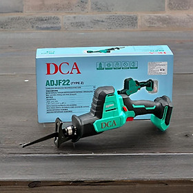 MÁY CƯA KIẾM KHÔNG CHỔI THAN DÙNG PIN DCA ADJF22EM - HÀNG CHÍNH HÃNG