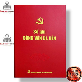 Sách - Sổ ghi công văn đi đến