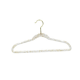 Suit Hanger Saving Non Slip Clear Acrylic Hanger for Ties Skirts
