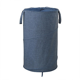 Large Laundry Hamper with Casters Dual Side Handles Foldable Laundry Basket Collapsible Rolling Clothes Laundry Bag