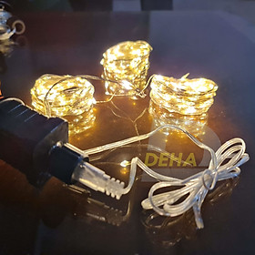 Mua Dây đèn led đom đóm trang trí cắm điện chia nhánh 10 mét mỗi nhánh  không nháy  luôn sáng dây bóng đèn fairy light cao cấp  tinh tế decor phòng  quấn cây  chống nước dùng được ngoài trời ( Tùy chọn màu và chiều dài dây)
