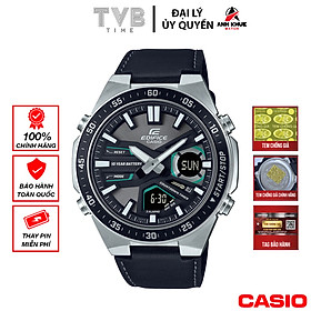 Đồng hồ nam dây da Casio Edifice chính hãng EFV-C110L-1AVDF (46mm)