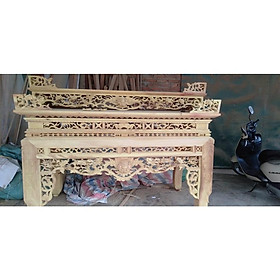 Mua bàn thờ án gian gỗ mít chân 12cm