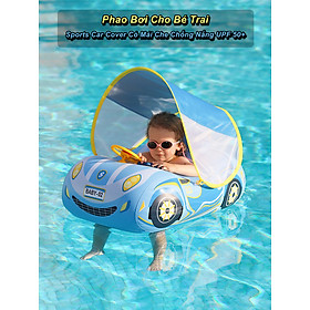 Phao Bơi Cho Bé Sports Car Cover Có Mái Che Chống Nắng UPF 50+ - Home and Garden