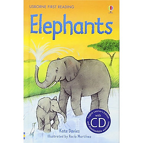 Download sách [Hàng thanh lý miễn đổi trả] Usborne Elephants + CD