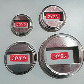 Mua CHÂN ĐẾ INOX 304 HỘP 15*30 - 20*40 - 25*50 - 30*60 - 40*80 - 20*20 - 25*25 - 30*30 - 40*40 (CHÂN CHỤP INOX 304