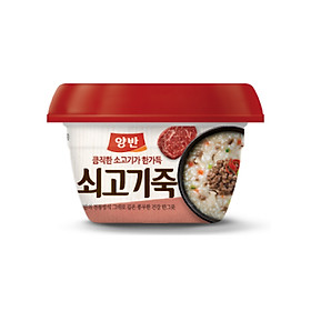 Cháo Ăn Liền Vị Bò Dongwon 287.5g Hộp