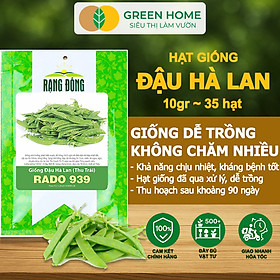 Mua Hạt Giống Đậu Hà Lan Greenhome  Gói 10gr~35 hạt  Dễ Trồng  Nảy Mầm Cao  Thu Hoạch Nhanh  Năng Suất Cao T18